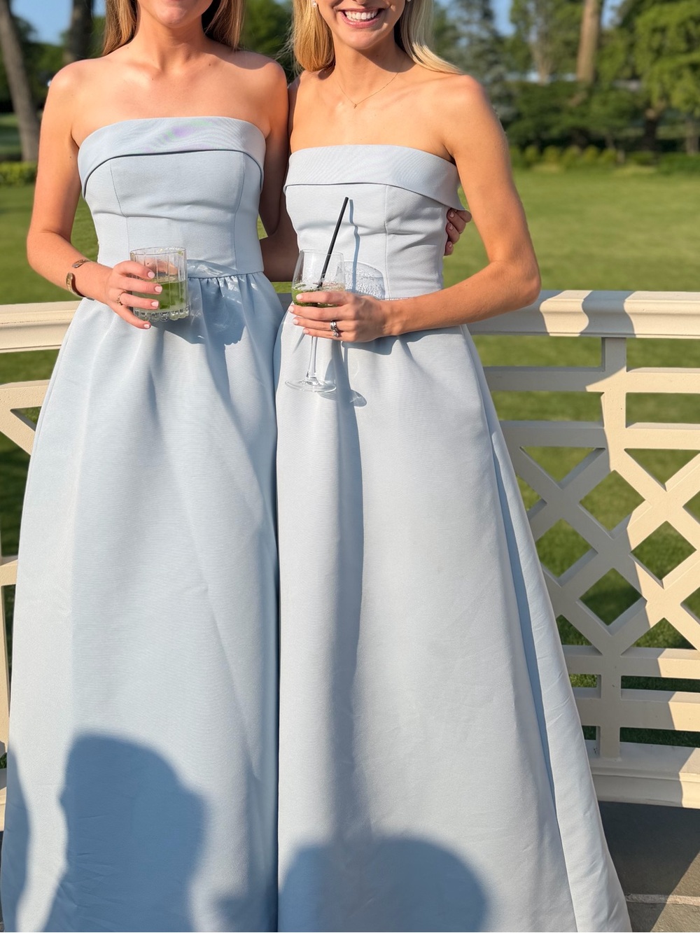 Amsale Bridesmaid Dress Rene GB104A ICE